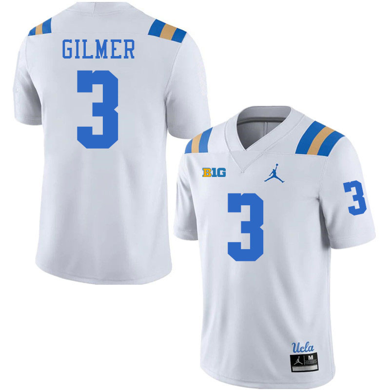 Kwazi Gilmer UCLA Jersey,UCLA Bruins #3 Kwazi Gilmer Jersey Youth College Football Uniforms-White Kwazi Gilmer UCLA Jersey,UCLA Bruins #3 Kwazi Gilmer Jersey Youth College Football Uniforms-White